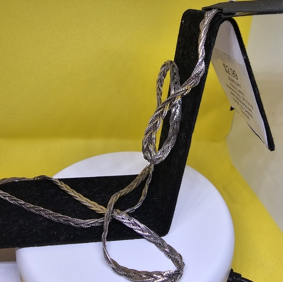 Napier Silver Weave Twisted Necklace - Picture 5 of 7